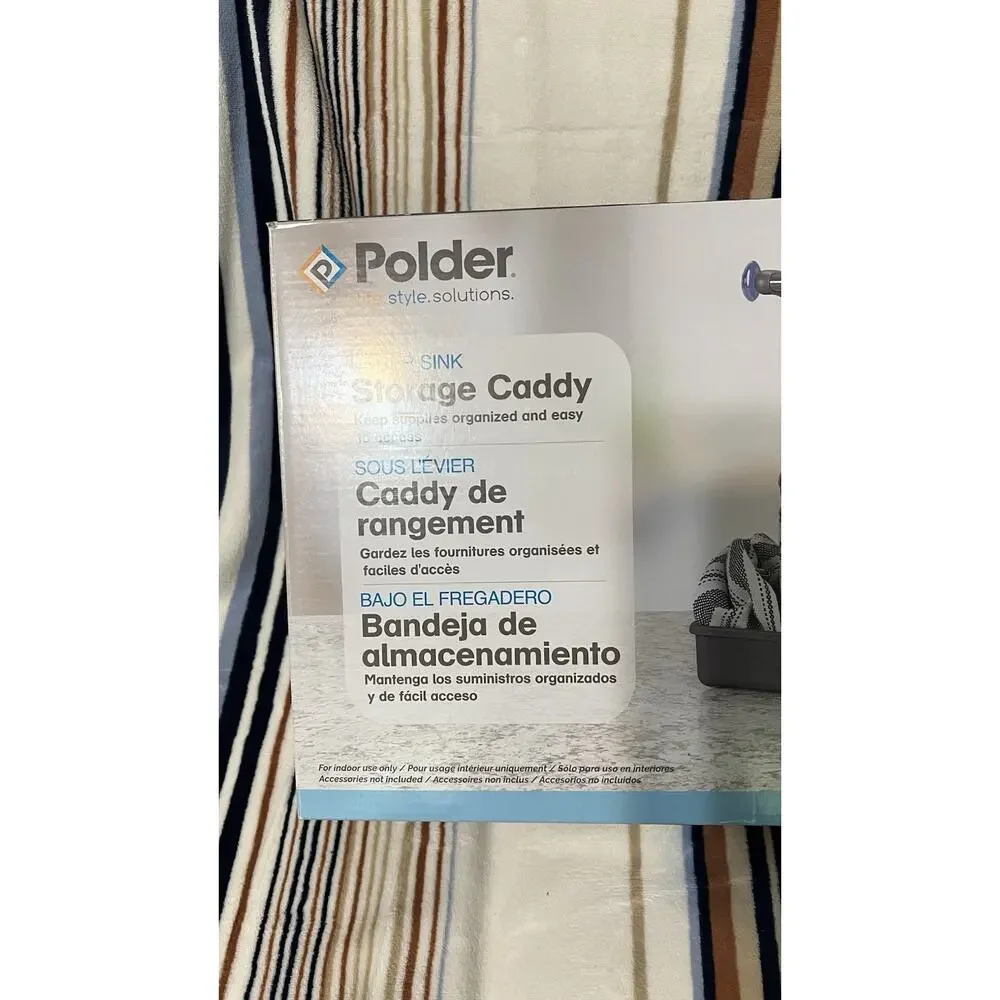 Polder Under Sink Storage Caddy. Kitchen, Bathroom, Cabinet Organization/Storage